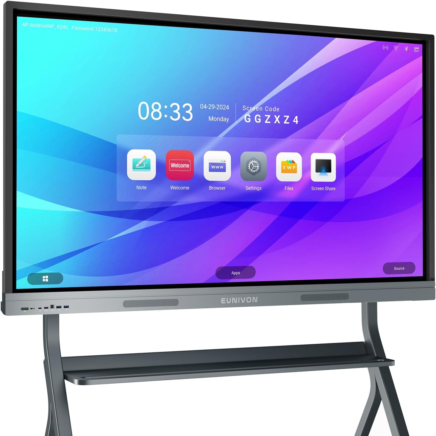 EV5S 55" 4K UHD Smart Whiteboard