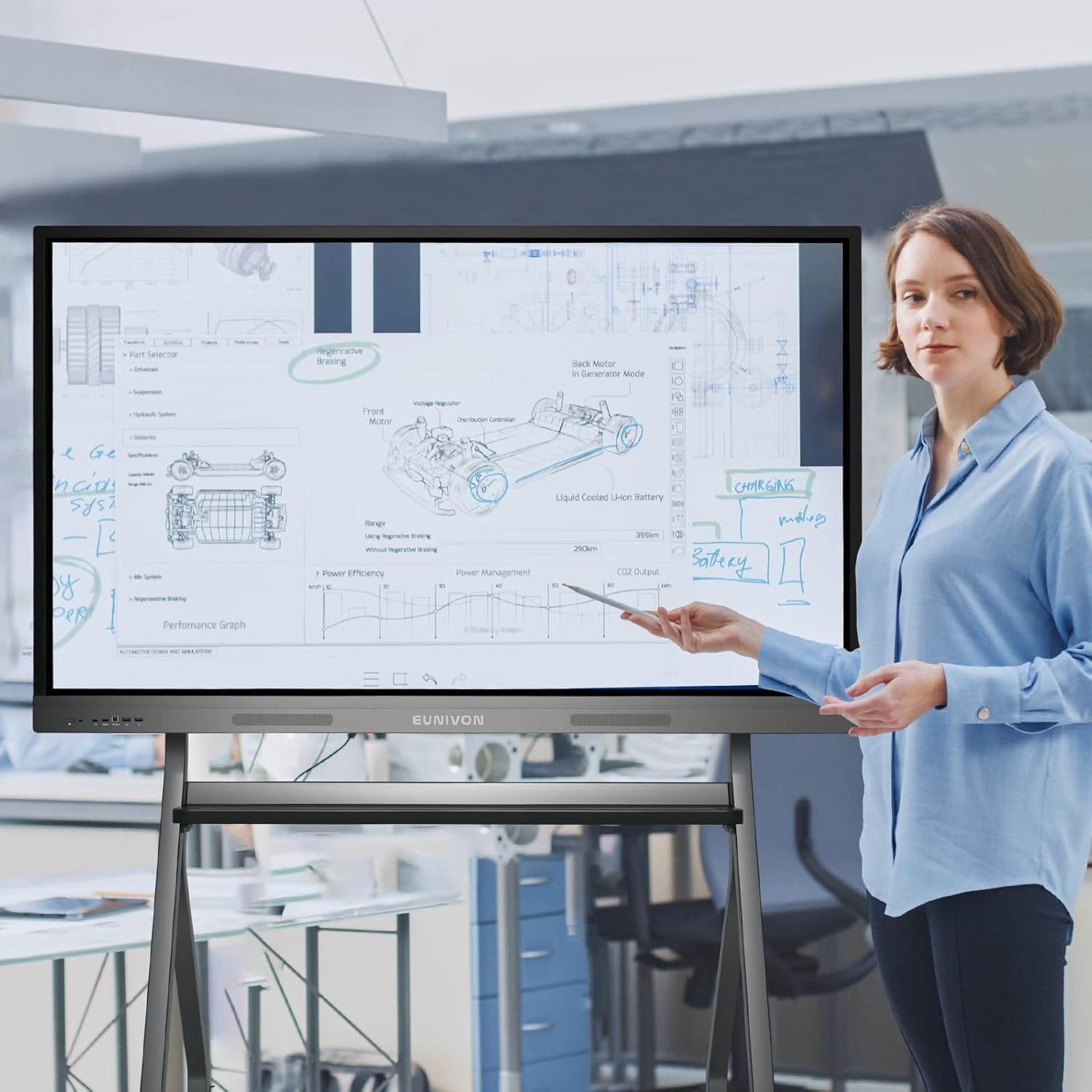 EV5S 55" 4K UHD Smart Whiteboard - Image 4